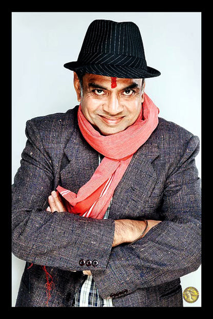 Paresh Rawal | Vintage Bollywood Actor | Large Art Print | Wall Frame