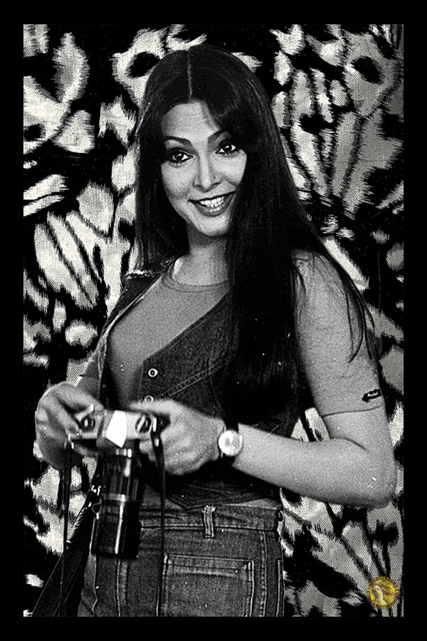 Parveen Babi | Vintage Bollywood Actress | Large Art Print | Wall Frame