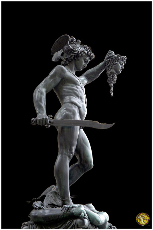 Perseus with the Head of Medusa | Benvenuto Cellini (1545-1554) | Vintage Sculptures | Art Print | Wall Frame