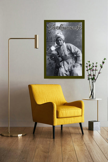 Swami Vivekananda | Vintage Famous Personalities | Large Poster Art Print | Wall Frame