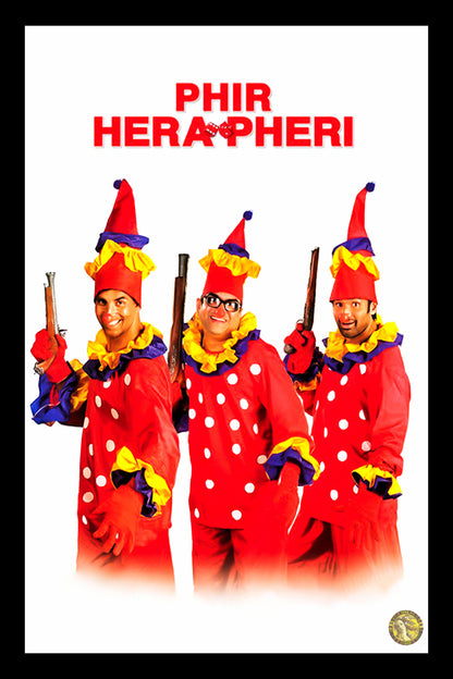 Phir Hera Pheri (2006) | Bollywood Movie Poster | Wall Frame