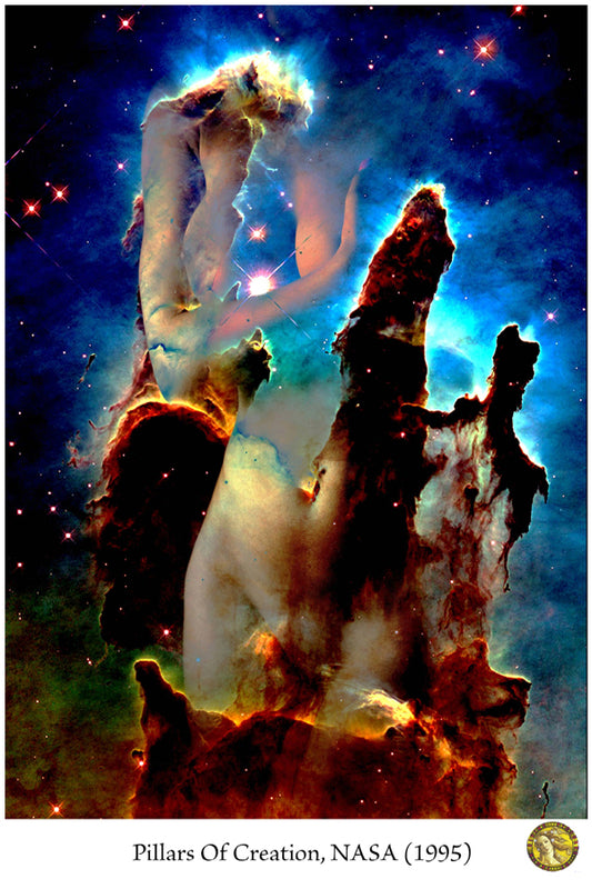 Pillars Of Creation 1995 | Vintage Iconic Photograph | Wall Frame