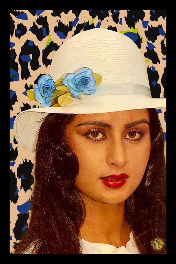 Poonam Dhillon | Vintage Bollywood Actress | Large Art Print | Wall Frame