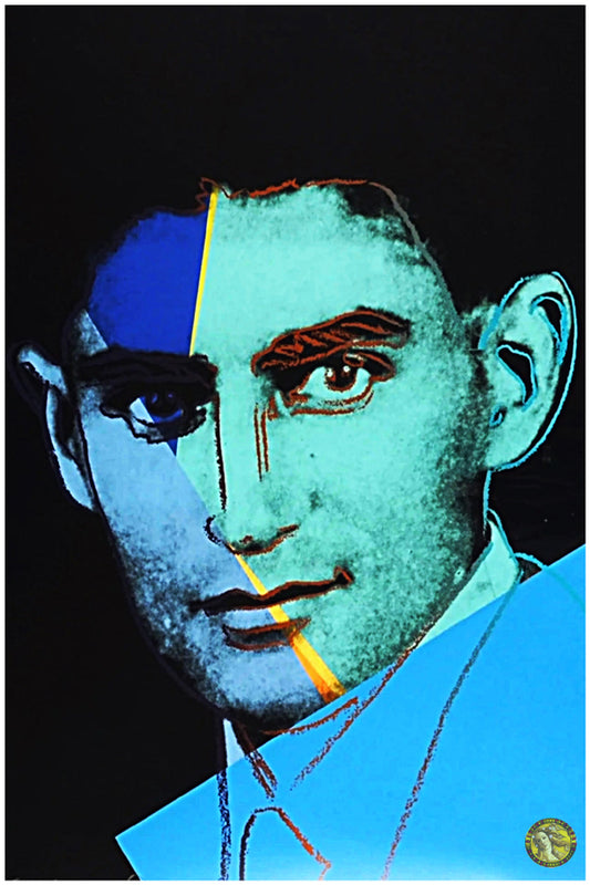 Portrait of Franz Kafka (1980) | Andy Warhol | Vintage Pop Art | Large Poster Print | Wall Frame