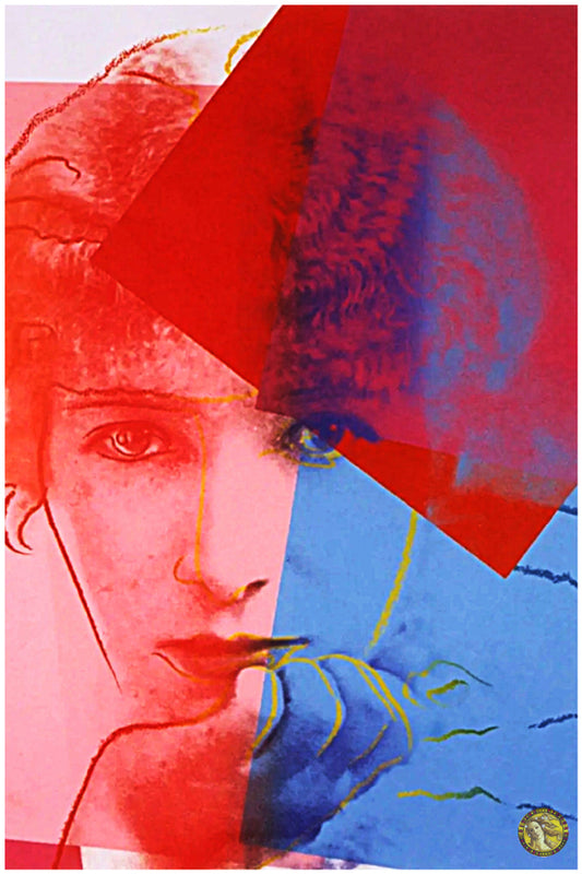 Portrait of Sarah Bernhardt (1980) | Andy Warhol | Vintage Pop Art | Large Poster Print | Wall Frame