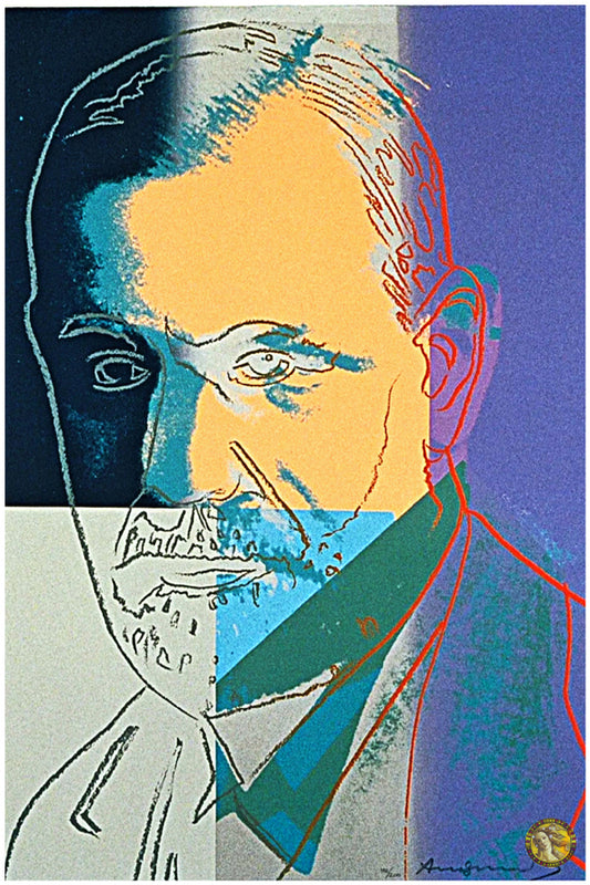 Portrait of Sigmund Freud (1980) | Andy Warhol | Vintage Pop Art | Large Poster Print | Wall Frame