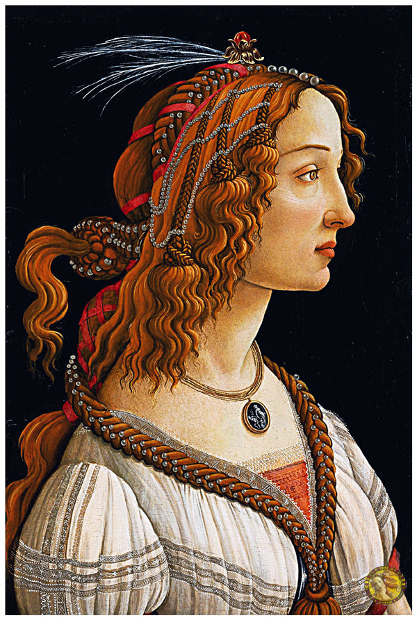 Portrait of Simonetta Vespucci as Nymph (1480) | Sandro Botticelli | Painting Art Print | Wall Frame