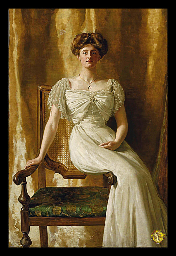 Portrait of The Hon. Mrs Harold Ritchie | John Collier | Painting Art Print | Wall Frame