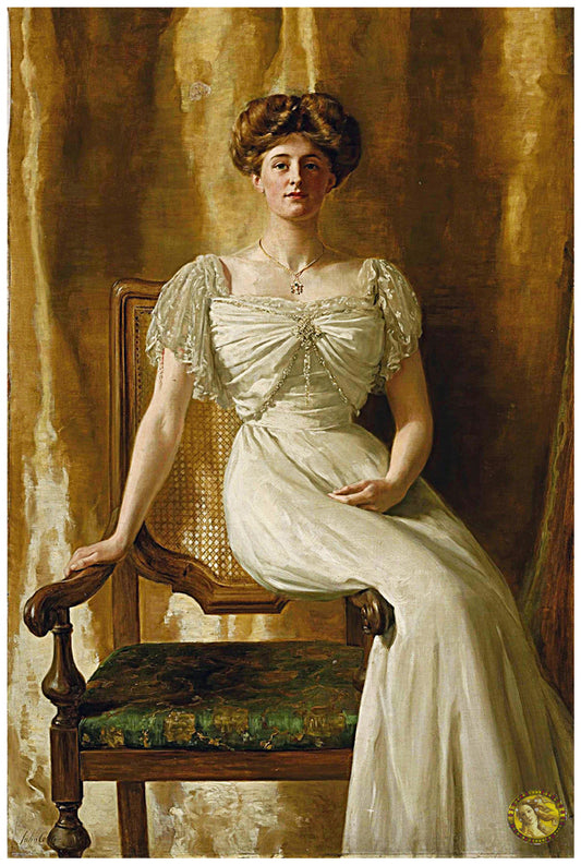 Portrait of The Hon. Mrs Harold Ritchie | John Collier | Painting Art Print | Wall Frame