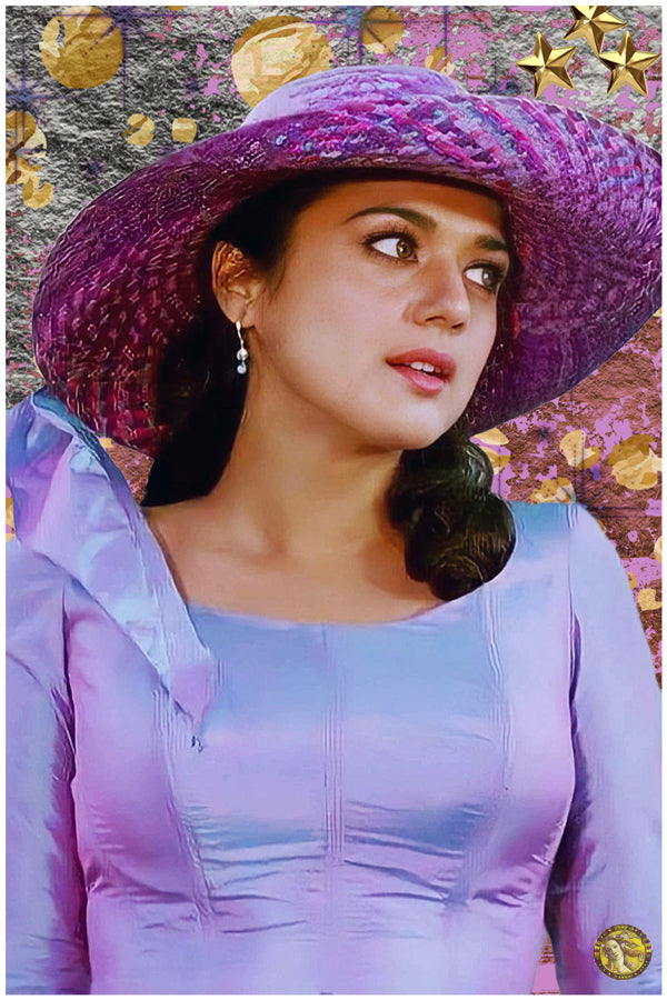 Preity Zinta | Vintage Bollywood Actress | Large Art Print | Wall Frame