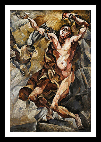 Prometheus (1911) | Antonin Procházka | Abstract Geometric Art Print | Wall Frame