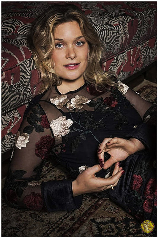 Rachel Keller In Velvet | Vintage Fashion Art Print | Wall Frame