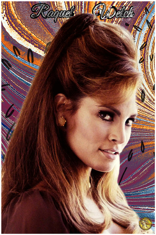 Raquel Welch | Vintage Hollywood Actress | Art Print | Wall Frame