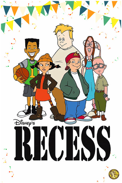 Recess | Classic Cartoon Poster | Art Print | Wall Frame