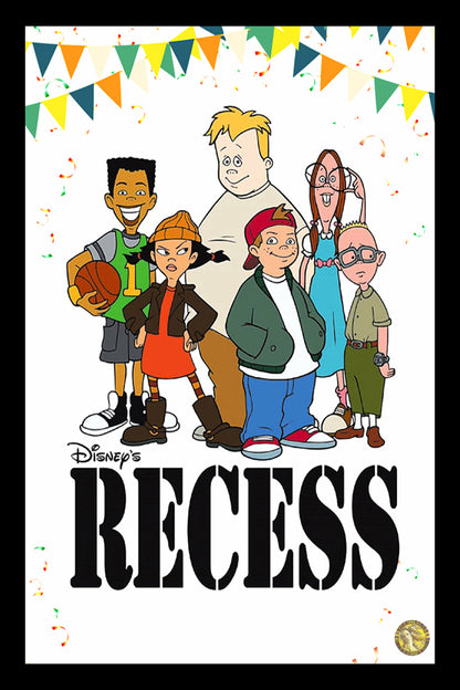 Recess | Classic Cartoon Poster | Art Print | Wall Frame