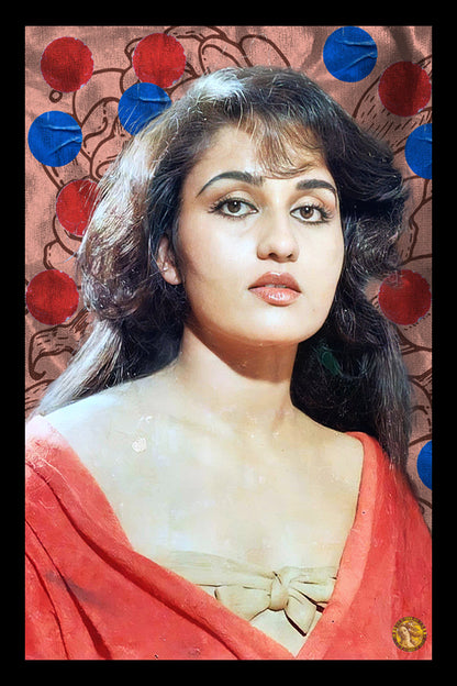 Reena Roy | Vintage Bollywood Actress | Large Art Print | Wall Frame