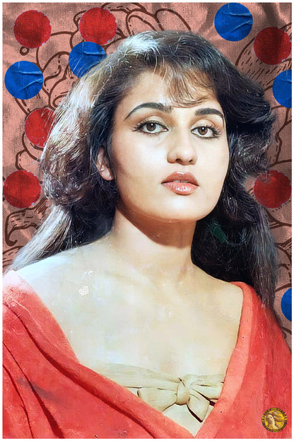 Reena Roy | Vintage Bollywood Actress | Large Art Print | Wall Frame