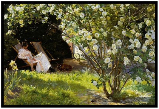 Roses (1893) | Peder Severin Krøyer | Painting Art Print | Wall Frame