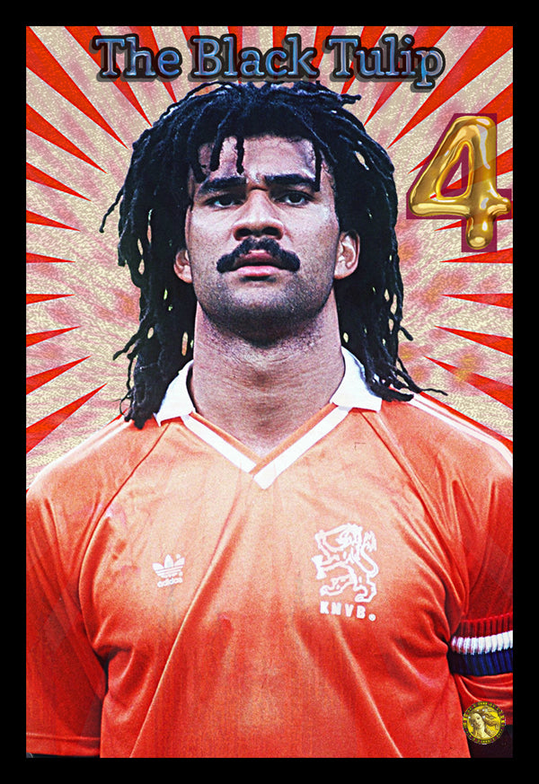 Ruud Gullit | Vintage Football Player | Art Print | Wall Frame