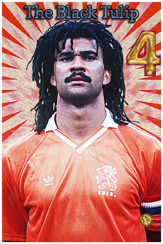 Ruud Gullit | Vintage Football Player | Art Print | Wall Frame