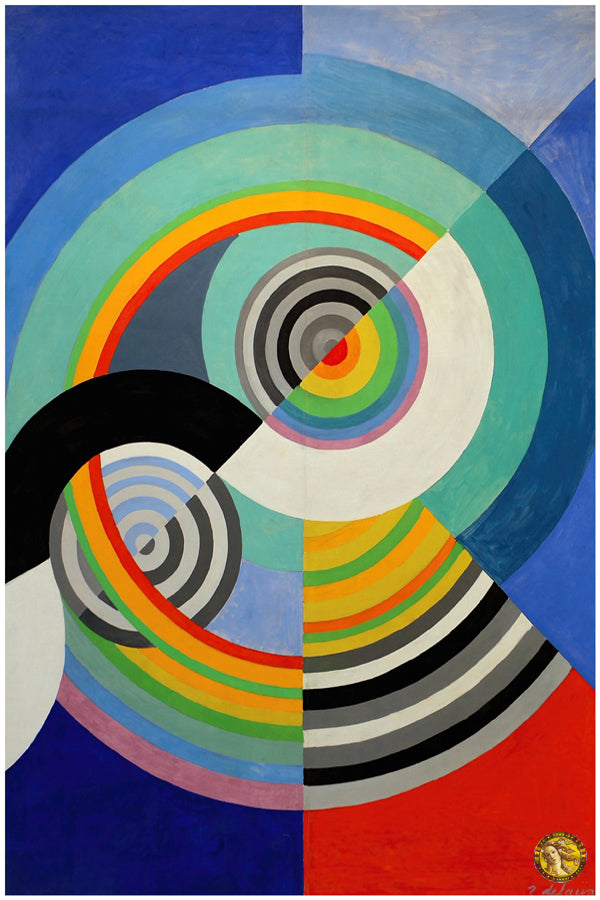 Rhythm No. 3 (1938) | Robert Delaunay | Abstract Geometric Art Print | Wall Frame