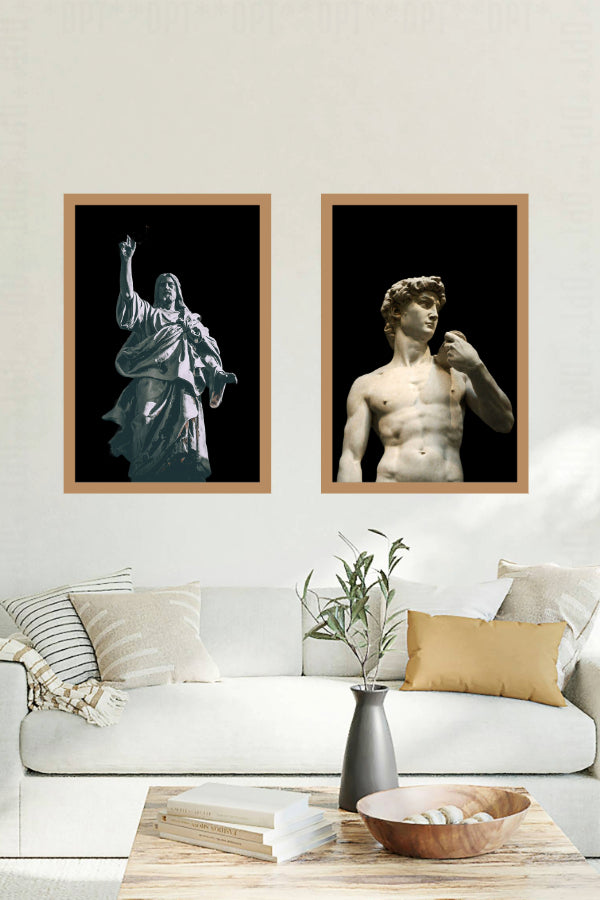 Statue of Jesus | Berliner Dom | Vintage Sculptures | Art Print | Wall Frame