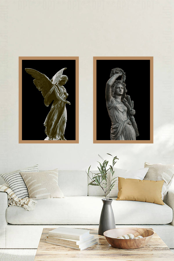 Demeter | Greek Goddess of Agriculture and Harvest | Vintage Sculptures | Art Print | Wall Frame