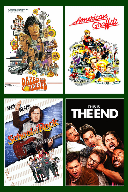 Friends Movie Collection: Set of 4 | Hollywood Movie Posters | Wall Frames