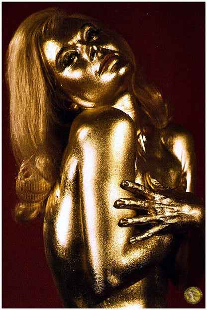 Shirley Eaton In James Bond Gold Finger (1964) | Vintage Fashion Art Print | Wall Frame