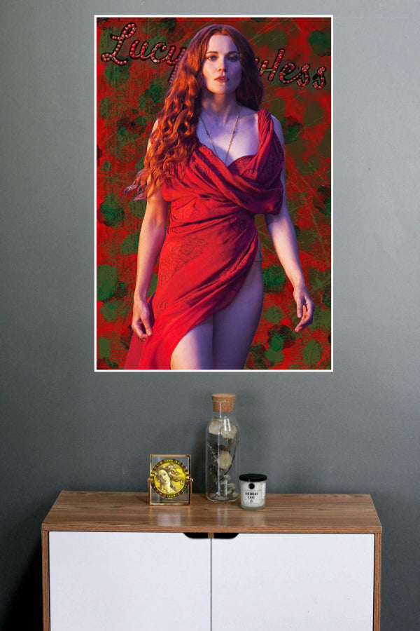 Lucy Lawless | Vintage Hollywood Actress | Art Print | Wall Frame