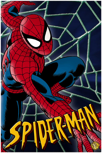 Spider Man | Classic Anime Poster | Art Print | Wall Frame