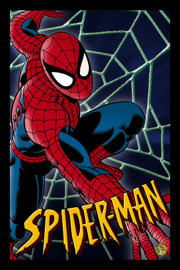 Spider Man | Classic Anime Poster | Art Print | Wall Frame