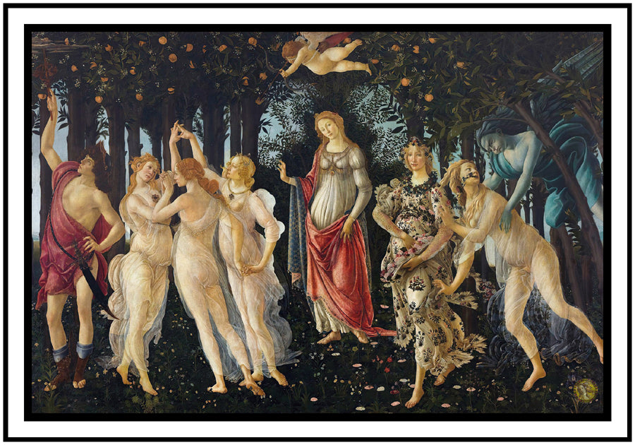 Spring (1480) | Sandro Botticelli | Painting Art Print | Wall Frame