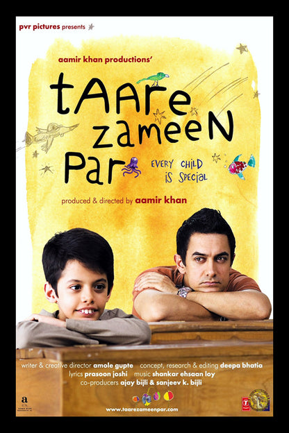 Taare Zameen Par (2007) | Bollywood Movie Poster | Wall Frame