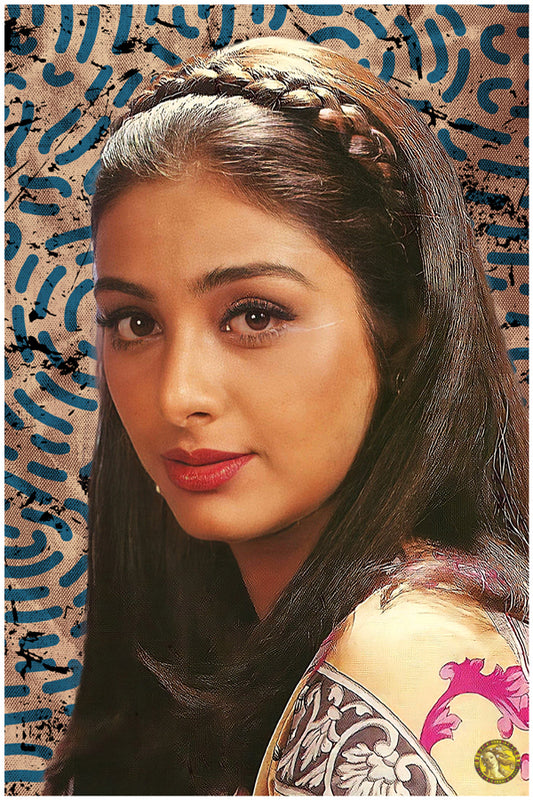 Tabu | Vintage Bollywood Actress | Large Art Print | Wall Frame