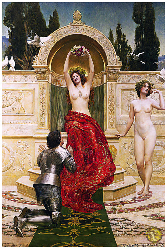 Tannhäuser En El Venusberg (1902) | John Collier | Painting Art Print | Wall Frame