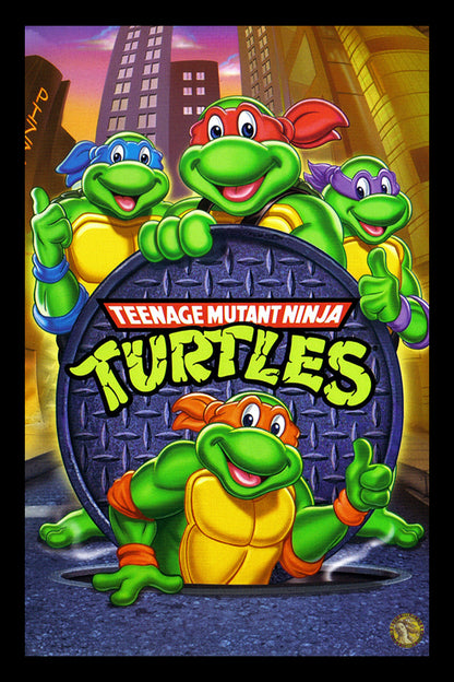 Teenage Mutant Ninja Turtles | Classic Cartoon Poster | Art Print | Wall Frame