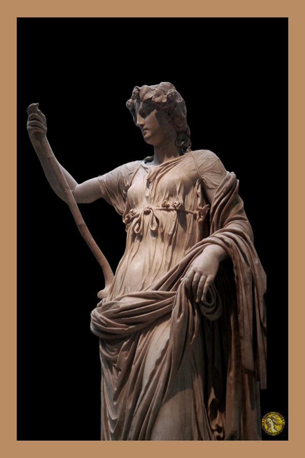 Thalia | Muse of Comedy | Vintage Sculptures | Art Print | Wall Frame