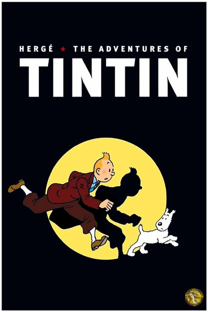 The Adventures of Tintin | Classic Anime Poster | Art Print | Wall Frame