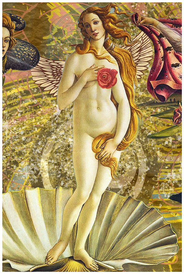 Botticelli Angel | Goddess Venus | Art Print | Wall Frame