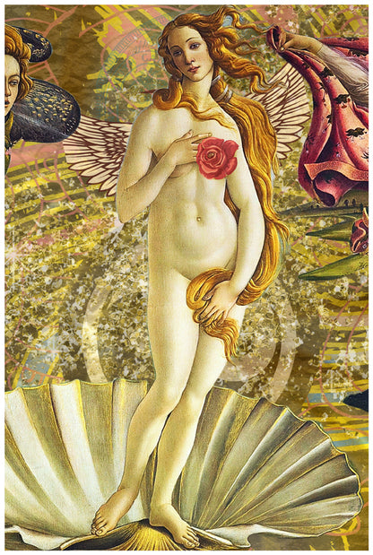 Botticelli Angel | Goddess Venus | Art Print | Wall Frame