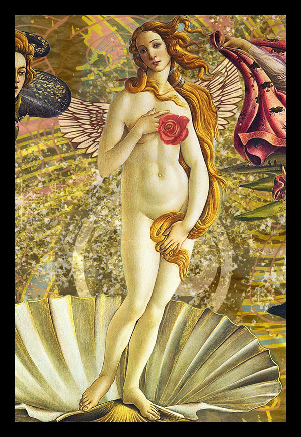 Botticelli Angel | Goddess Venus | Art Print | Wall Frame