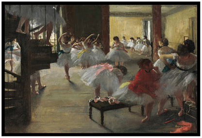 The Dance Class (1874) | Edgar Degas | Painting Art Print | Wall Frame