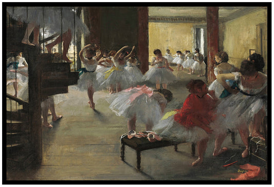 The Dance Class (1874) | Edgar Degas | Painting Art Print | Wall Frame