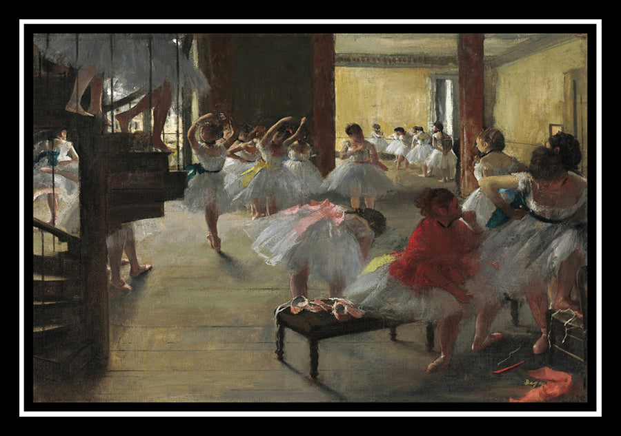 The Dance Class (1874) | Edgar Degas | Painting Art Print | Wall Frame