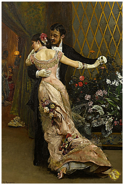 The End Of The Ball (1879) | Rogelio De Egusquiza | Painting Art Print | Wall Frame