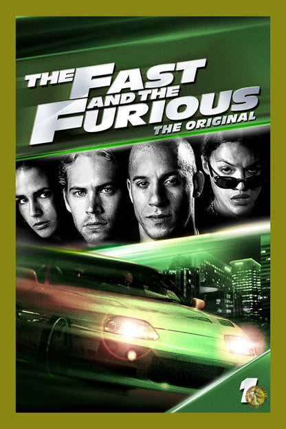 The Fast and the Furious (2001) | Hollywood Movie Poster | Wall Frame