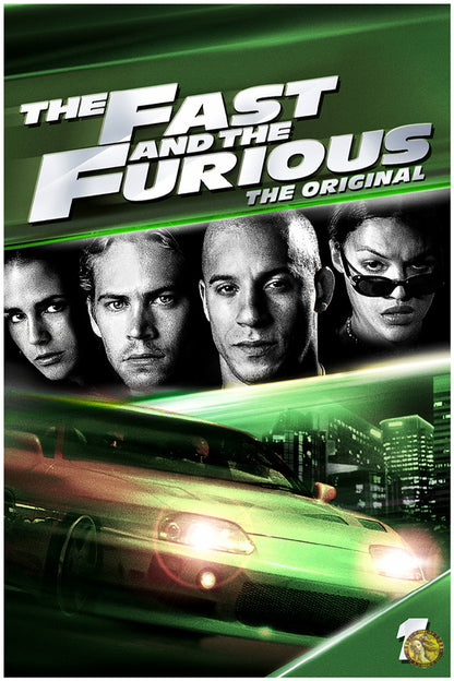 The Fast and the Furious (2001) | Hollywood Movie Poster | Wall Frame