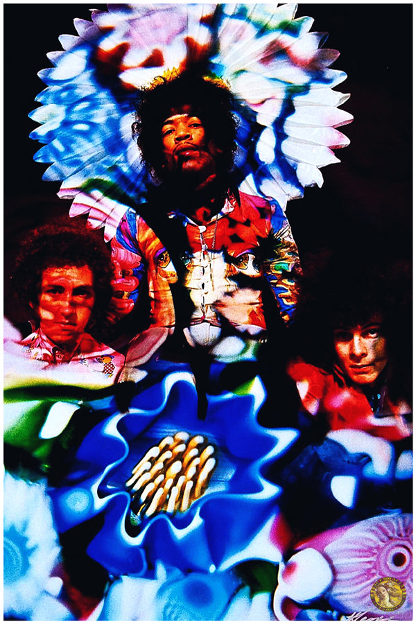 The Jimi Hendrix Experience | Karl Ferris (1967) | Vintage Rock Band | Art Print | Wall Frame