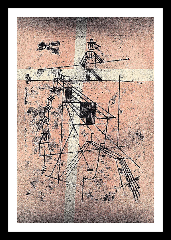 The Tight Rope Walker (1924) | Paul Klee | Abstract Geometric Art Print | Wall Frame